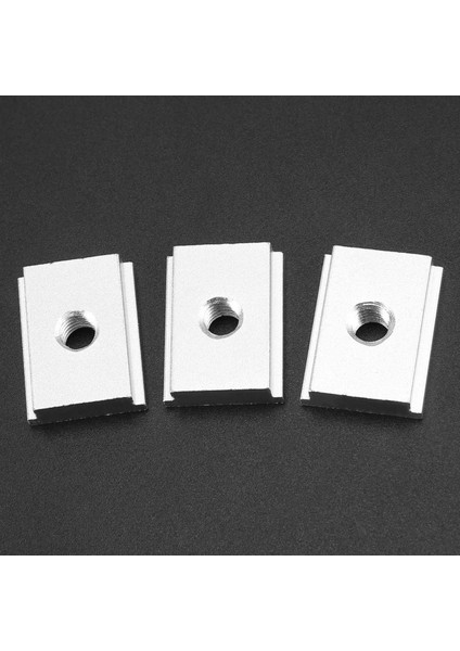 M8 T-Track Slider Sürgülü Somun Alüminyum Alaşımlı T Yuvası Somun Ağaç Işleme Aleti Jigs Vida Yuvası Bağlantı Elemanı 10 Adet (Yurt Dışından)