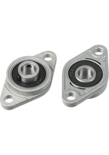 4 Adet KFL08 Yastık Blok Rulman 8 mm Delik Çapı Çinko Alaşım Eşkenar Dörtgen Flanş Rulman Cnc (Yurt Dışından)