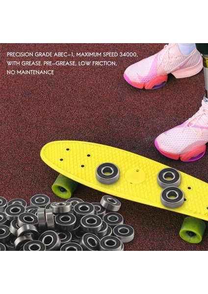 60 Adet/takım 608 2rs Rulman Abec-5 8X22X7 mm Sabit Bilyalı Karbon Çelik Mühürlü Bilyalı Rulmanlar (Yurt Dışından)