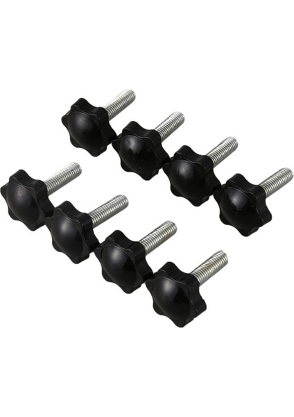 8 Adet Siyah Yedek Parça M8 x 30MM Erkek Dişli Tırtıllı Kavrama Yıldız Topuzu (Yurt Dışından) fiyatları