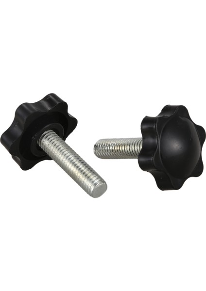 8 Adet Siyah Yedek Parça M8 x 30MM Erkek Dişli Tırtıllı Kavrama Yıldız Topuzu (Yurt Dışından) modelleri