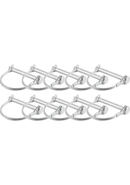 10 Adet Tel Kilit Pimi, 5/16 Inç Mil Kilitleme Pimi Hitch Pimi Yuvarlak Kemer Tel Tutucu Çiftlik Römorkları Için Çim Bahçe (Yurt Dışından) modelleri