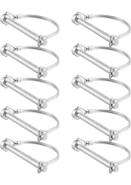 10 Adet Tel Kilit Pimi, 5/16 Inç Mil Kilitleme Pimi Hitch Pimi Yuvarlak Kemer Tel Tutucu Çiftlik Römorkları Için Çim Bahçe (Yurt Dışından) indirimleri