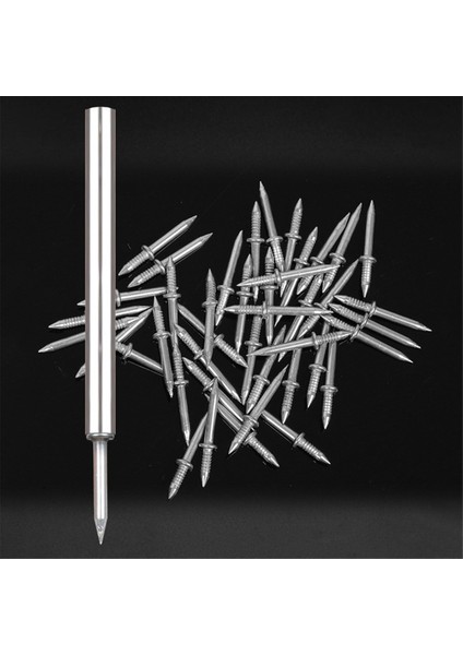 500 Adet Çift Kafalı Süpürgelik Konu Dikişsiz Tırnak Çift Başlı Çivi Görünmez Güvenlik Vidaları 5 Kurulum Aracı ile (Yurt Dışından) fiyatları