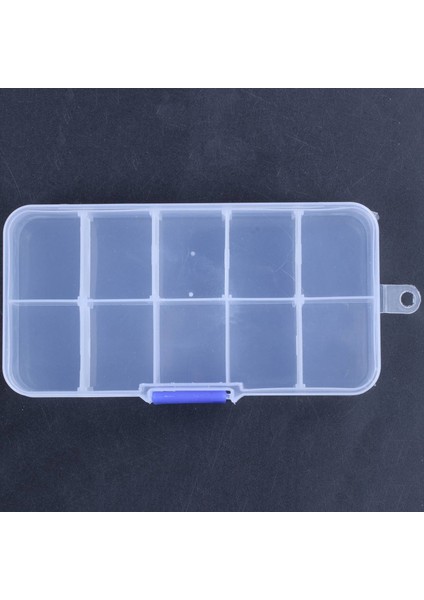 2 Adet 10 Yuvalı Taşınabilir Plastik Dirençler Bileşen Kutusu Kutusu (Yurt Dışından)