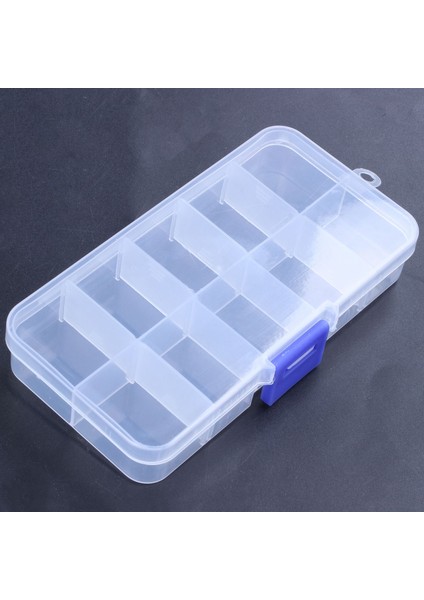 2 Adet 10 Yuvalı Taşınabilir Plastik Dirençler Bileşen Kutusu Kutusu (Yurt Dışından)