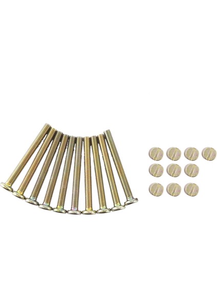 Altıgen Soket Başlı Vidalar Cıvatalar Dişli M 6 x 55 mm Namlu Somunları ile Mobilya Cıvatası Çapraz Dübel Yataklar Için Oluklu Mobilya Somunu Beşik Sandalyeler (Yurt Dışından) fiyatları
