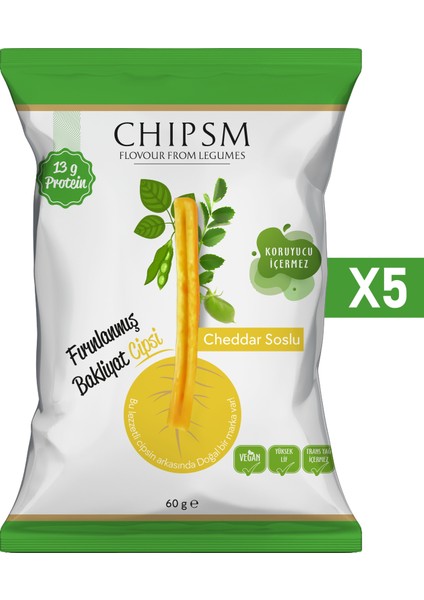 Chipsm Cheddar Soslu 5'li Paket