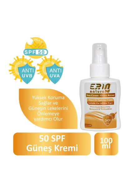 Güneş Kremi Yüksek Koruma 50 Spf 100 ml