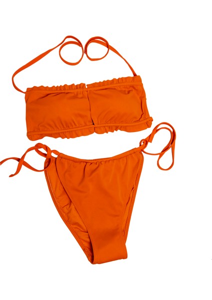Turuncu Bikini Takımı