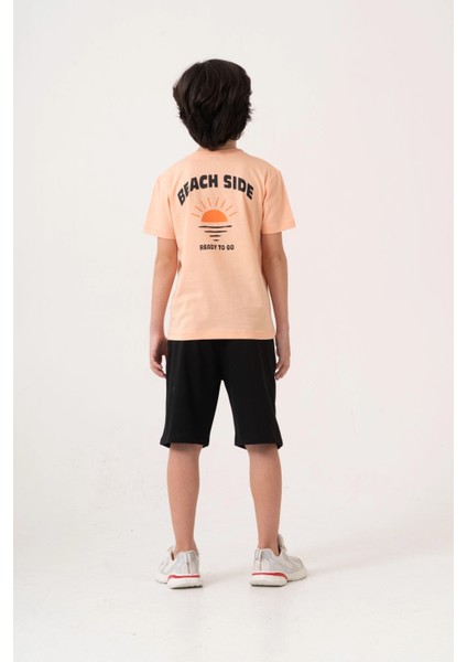 Beach Side Sırt Baskılı Erkek Çocuk Takım 50605 fiyatları