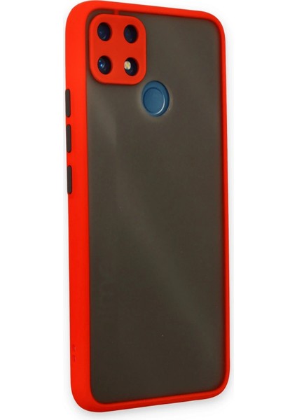 Realme C25 Kılıf Montreal Silikon Kapak - Kırmızı Ynsmr fiyatları