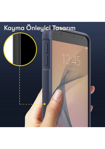 Samsung Galaxy J7 Prime Kılıf Optimum Silikon - Kırmızı Ynsmr