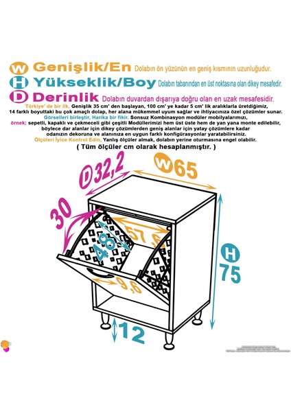 Söke Banyo Için Sihirli Kutu 65X75X32,5 Cm’ Lik 1 Göz Sepet Hazneli Mini Banyo Dolabı fırsatları