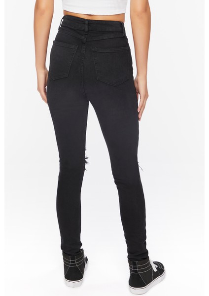 Geri Dönüştürülmüş High-Rise Jean Pantolon