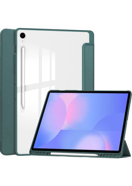 Samsung Galaxy Tab S10 Fe Plus 13.1 Inç 2025 Model X620/X626B Için Hibrit Ince Kılıf S Kalem Tutucu, Şeffaf Arka Kabuklu Darbeye Dayanıklı Kapak, Otomatik Uyandırma/uyku (Yurt Dışından)