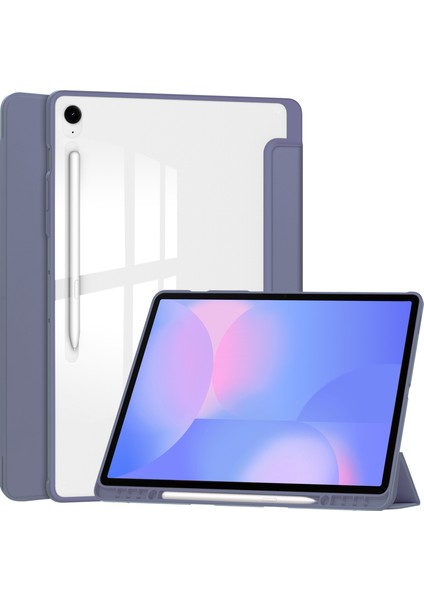 Samsung Galaxy Tab S10 Fe Plus 13.1 Inç 2025 Model X620/X626B Için Hibrit Ince Kılıf S Kalem Tutucu, Şeffaf Arka Kabuklu Darbeye Dayanıklı Kapak, Otomatik Uyandırma/uyku (Yurt Dışından)