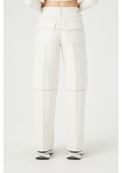 Straight-Leg Kargo Pantolon
