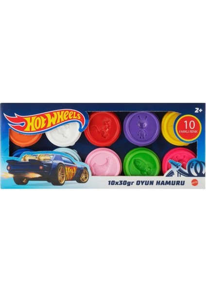 HHJ38 - Hot Wheels 10X30GR Oyun Hamuru ()