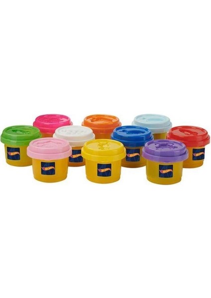 HHJ38 - Hot Wheels 10X30GR Oyun Hamuru ()