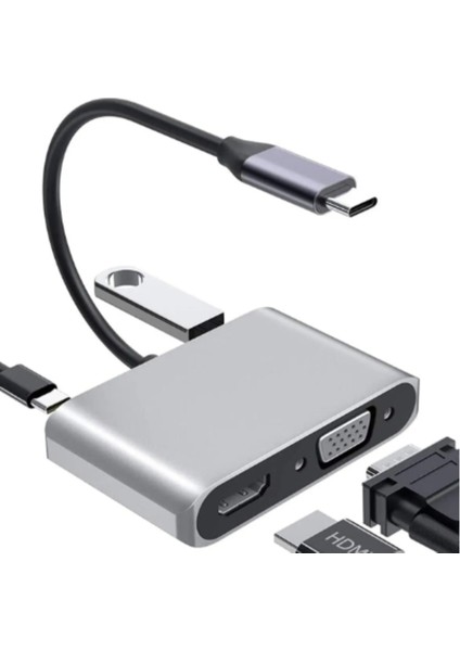 Data Star Datastar Support 4 K 4 In 1 Connector Çoklayıcı