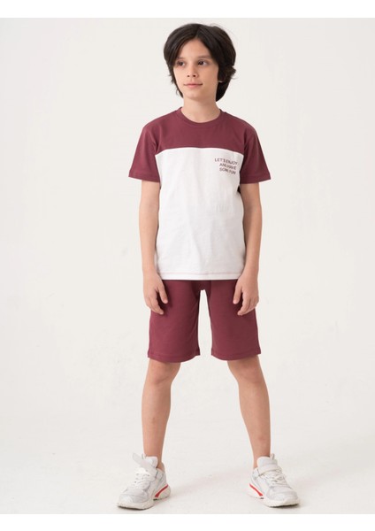 Lets Enjoy Baskılı Erkek Çocuk Takım 50602