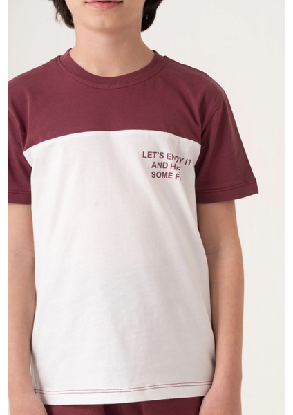 Lets Enjoy Baskılı Erkek Çocuk Takım 50602 fiyatları