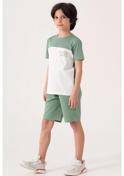 Lets Enjoy Baskılı Erkek Çocuk Takım 50602
