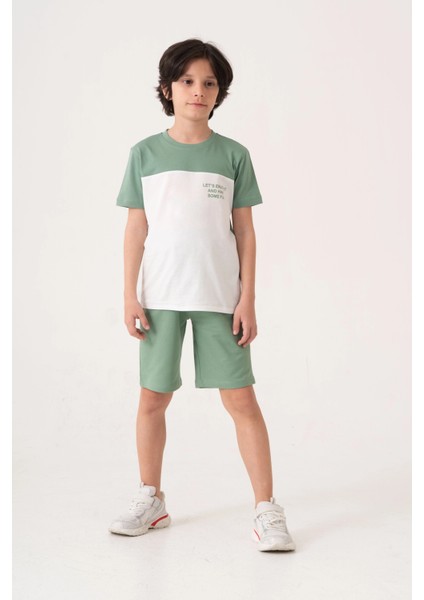 Lets Enjoy Baskılı Erkek Çocuk Takım 50602 fiyatları