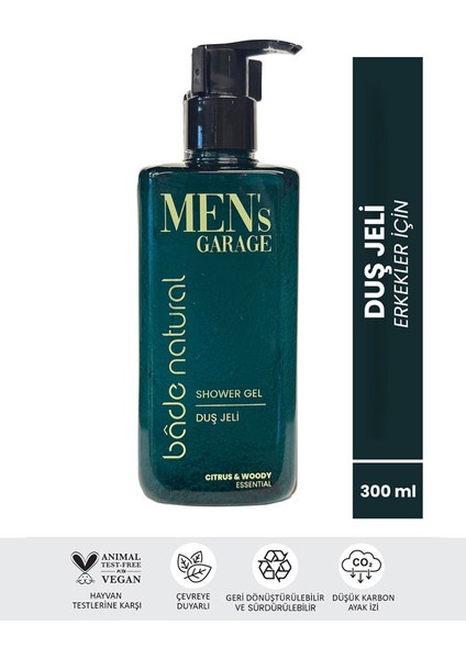 Men's Garage Duş Jeli Arındırıcı ve Canlandırıcı 300 ml