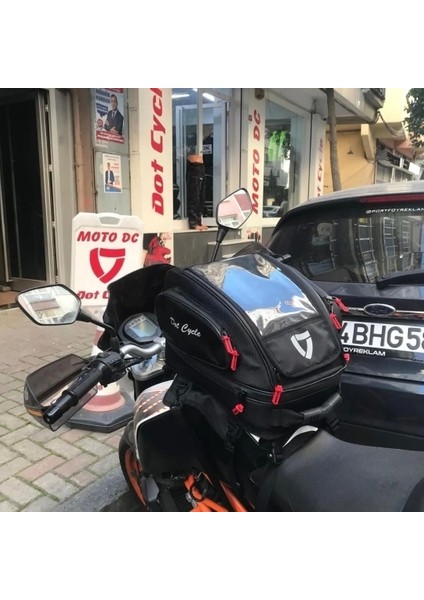 Körüklü Depo Üstü ve Sırt Çantası / Kask Çantası