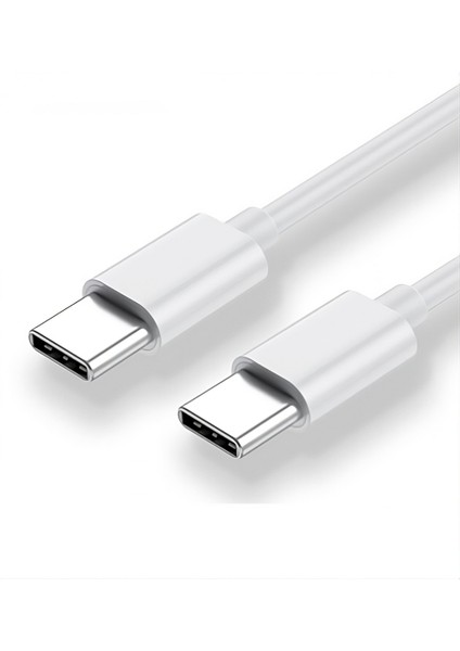 Apple iPhone 15 / 15 Pro / 15 Pro Max Xiaomi 14 / 14 Pro / 14 Ultra Uyumlu Type-C To Type-C Hızlı Şarj Kablosu