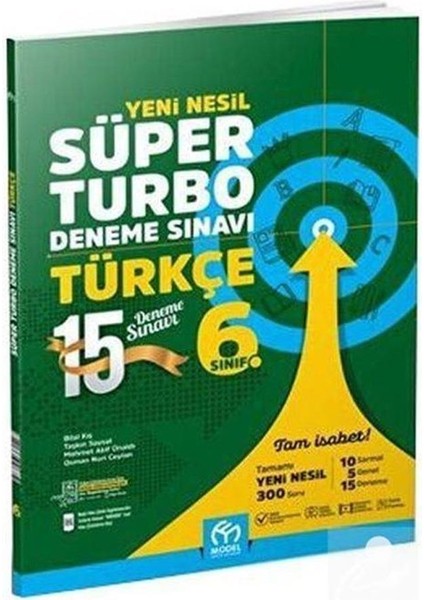 6. Sınıf Türkçe Yeni Nesil Süper Turbo Deneme Sınavı 15