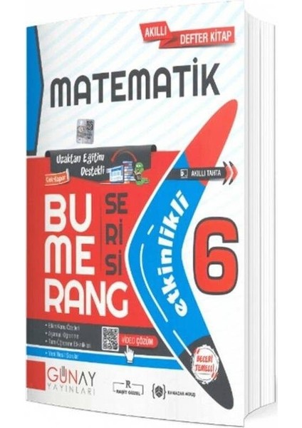 6.Sınıf Bumerang Matematik Etkinlikli Kitap