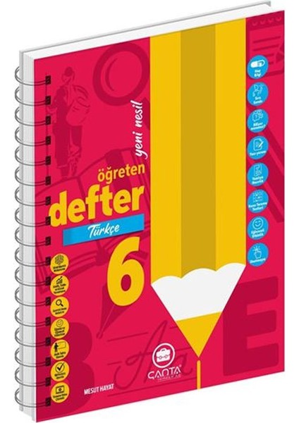 6. Sınıf Türkçe Öğreten Defter