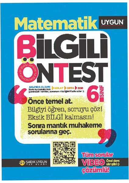 6. Sınıf Matematik Bilgili Ön Test