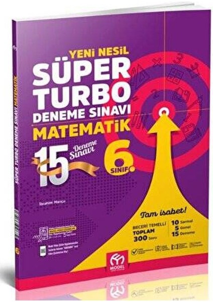 Yeni Nesil Süper 6 Sınıf Turbo Matematik Deneme