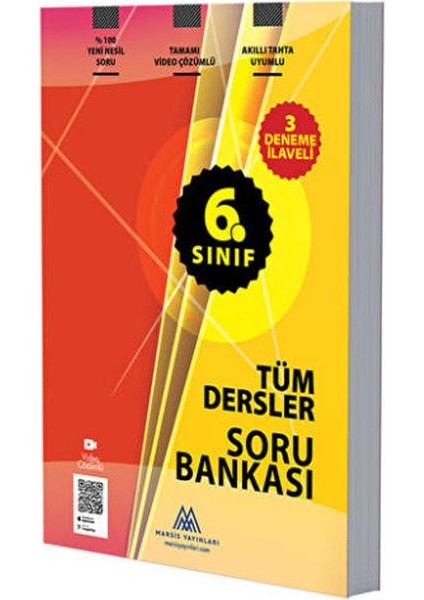 Yayınları 6. Sınıf Tüm Dersler Soru bankası