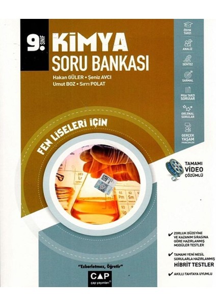 9. Sınıf Fen Lisesi Kimya Soru Bankası