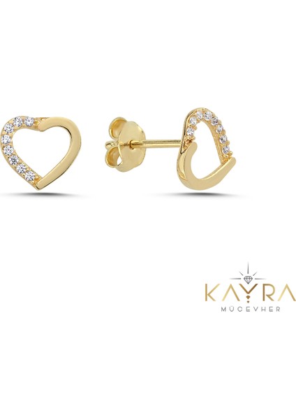 Kalp Altın Çocuk Küpesi ÇK78