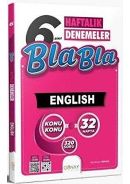 Bla Bla 6. Sınıf English Haftalık Denemeler