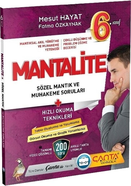 6. Sınıf Mantalite Sözel Mantık ve Muhakeme Soruları