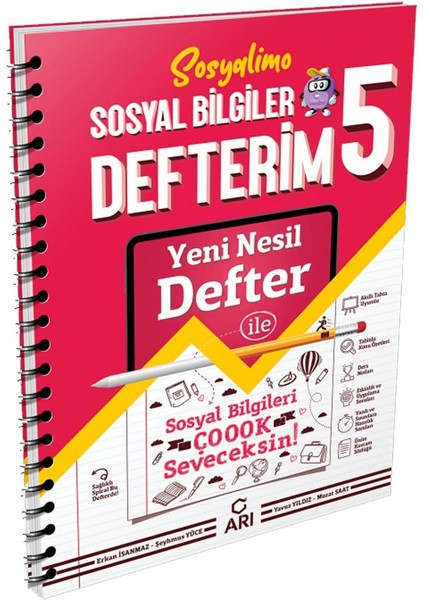 5.Sınıf Sosyal Bilgiler Sosyalimo Defterim