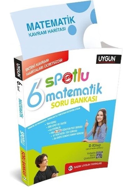 6. Sınıf Yeni Spotlu Matematik Soru Bankası + Kavram Haritaları