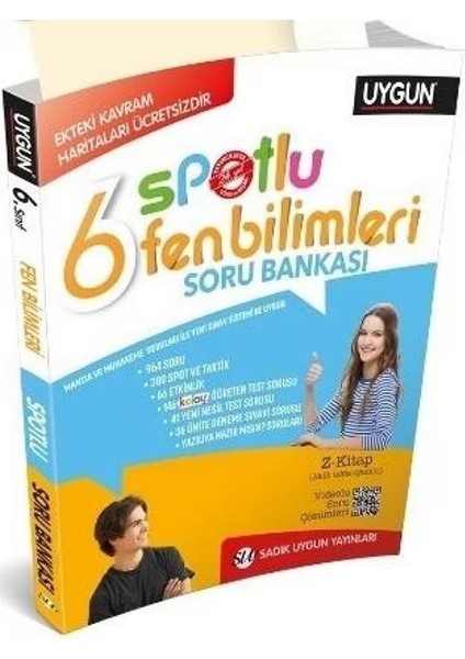 6. Sınıf Yeni Spotlu Fen Bilimleri Soru Bankası + Kavram Haritaları
