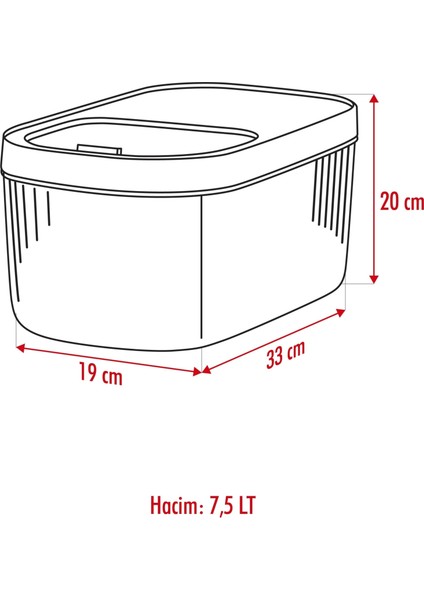 2'li 7.5 Lt Multibox Kayar Kapaklı Saklama Kabı & Erzak Kabı & Toz ve Tablet Deterjan Kutusu indirimleri