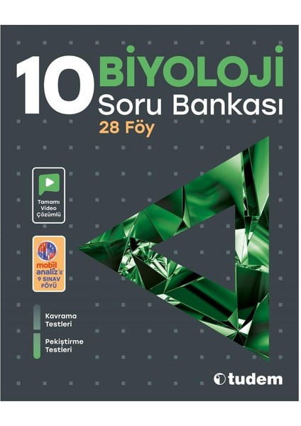 Tudem Yayınları 10. Sınıf Biyoloji Soru Bankası 28 Föy
