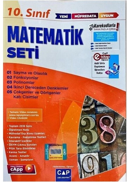 10. Sınıf Anadolu Matematik Seti