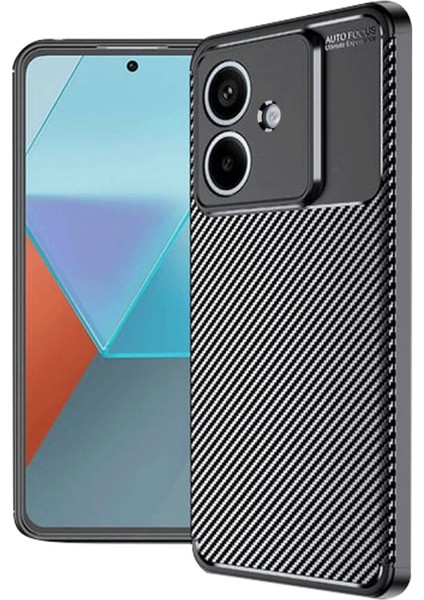 Oppo A3 Uyumlu Kılıf Negro Karbon Görünümlü Silikon Siyah fiyatları