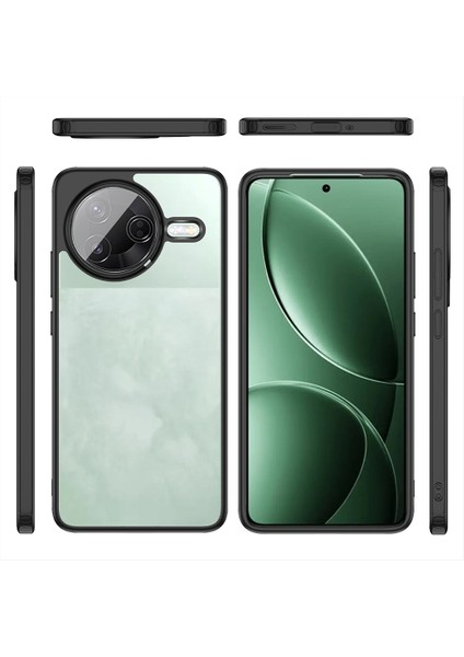 Xiaomi Poco F7 Ultra Uyumlu Kılıf Transparan Silikon Volks Kapak Siyah